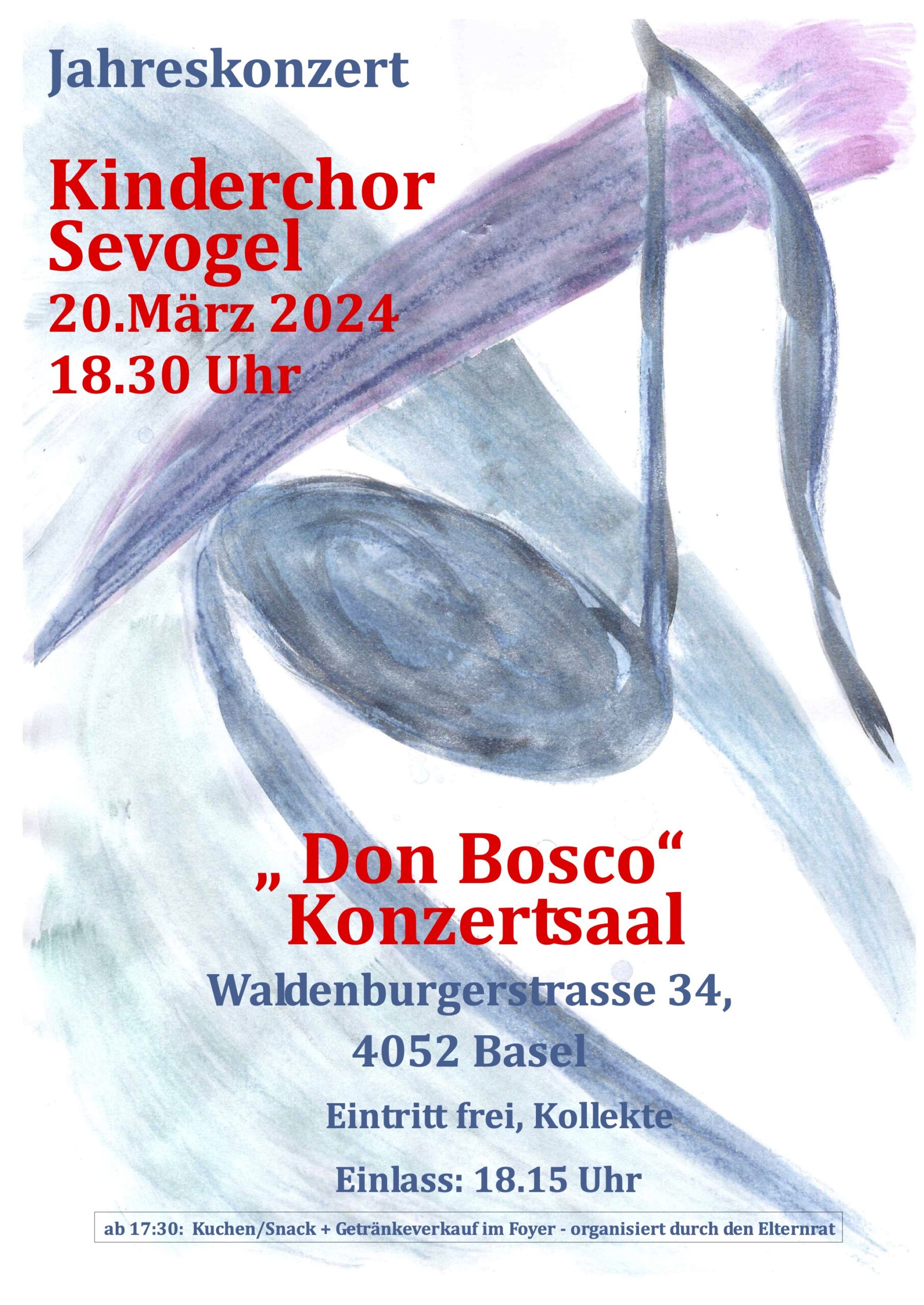 20.3. Konzert Kinderchor Sevogel