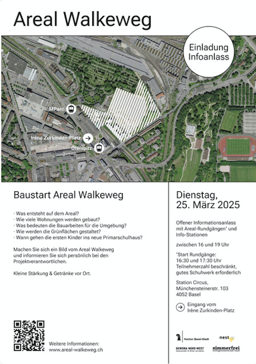 Areal Walkeweg,            24. März 2025